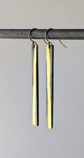 24k Gold Strip Drip Drop Earrings
