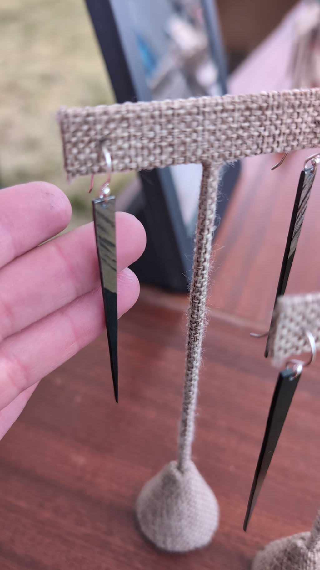 Ombre Dramatic Point Earrings